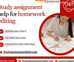 Online Study assignment help for homework editing UK