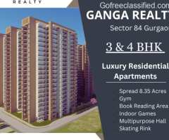 Luxury Flats for sale at Ganga Realty Sector 84, Gurgaon