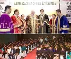 117th Convocation of Asian Academy at Marwah Studios