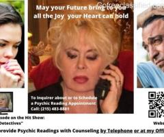 Psychic Readings by Telephone or at my Office with Valerie Morrison -