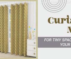 CURTAIN MAGIC FOR TINY SPACES TO ELEVATE YOUR SPACE