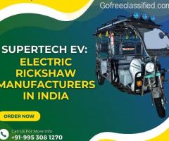 Cargo e rickshaw Manufacturer