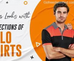 UPGRADE YOUR LOOKS WITH SMART SELECTIONS OF POLO T-SHIRTS