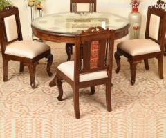 Shop Wooden Dining Table Sets for Stylish Dining - Buy Now