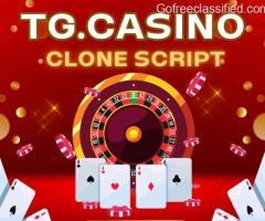 Rule the online casino gaming world with TG casino clone script