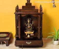 Wooden Temples for Home for Divine Presence - Buy Now!