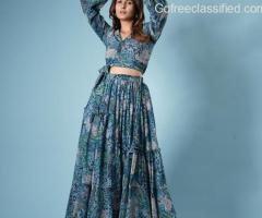 Buy Indian Fusion Wear Online In India at Mirraw Luxe
