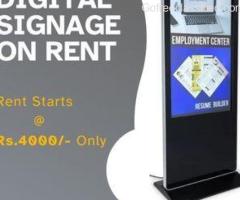Rent A Digital signage start At rs. 4000/- Only in Mumbai