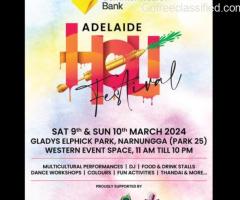 Celebrate Holi Festival Event in Adelaide 9th March 2024