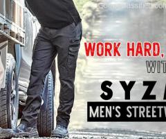 WORK HARD, LOOK GOOD WITH SYZMIK MEN'S STREETWORX PANTS