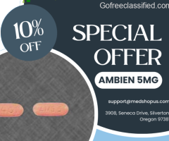 Order Ambien 5mg at a discounted rate of 10% off and enjoy complimenta