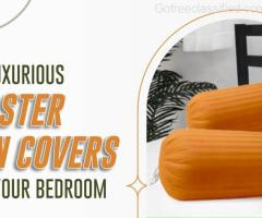THE LUXURIOUS BOLSTER CUSHION COVERS ELEVATING YOUR BEDROOM