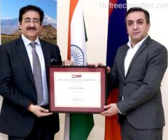 ICMEI Nominates Ambassador Vahagn Afyan as Patron of Indo Armenia Film