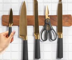 Keep Knives Secure: Magnetic Knife Holder for Wall