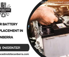 Efficient Car Battery Replacement Service in Canberra | Call 040204722