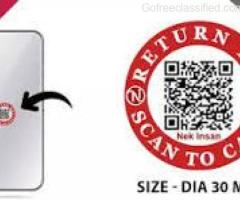 QR Sticker For Mobile safety