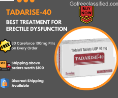 Buy Tadarise 40 Mg And Save 10% Instantly | FREE Shipping
