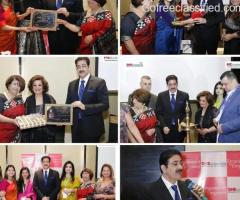 Sandeep Marwah Motivates Members of He Connects and She Connects to Wo