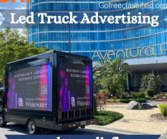 Drive Your Brand Forward with LED Truck Advertising