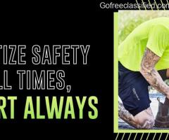 PRIORITIZE SAFETY AT ALL TIMES, COMFORT ALWAYS